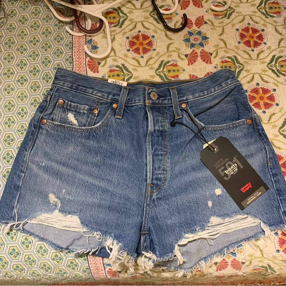 Levi's 501 Original Cutoff Denim Short